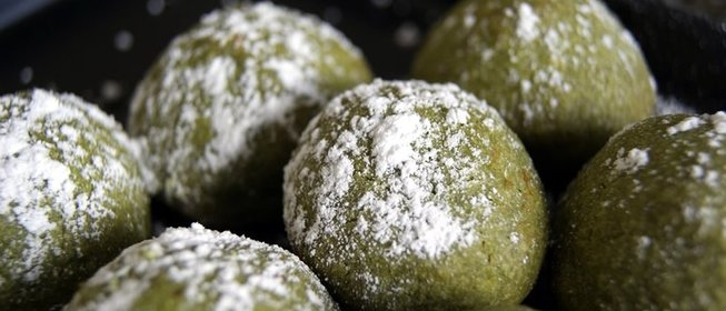 Печенье с зеленым чаем