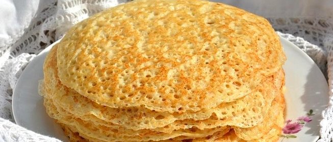 Пшенные блины