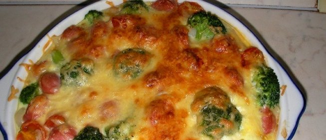 Овощи, тушенные в сливках