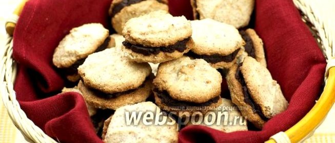 Миндальное печенье с шоколадом