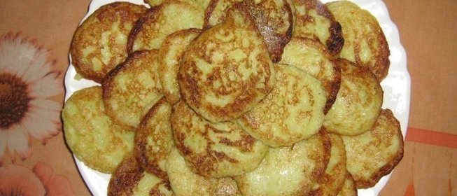 Оладьи из кабачков