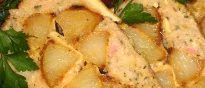 Запеканка куриная с картофелем