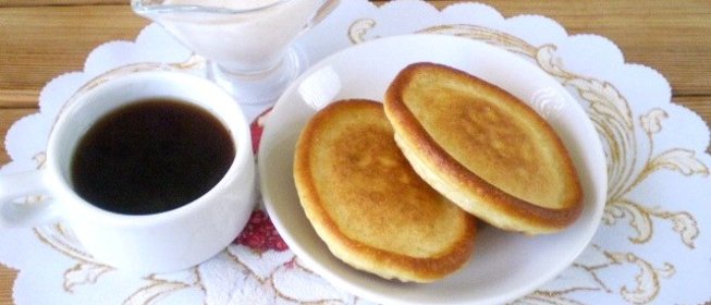 Оладьи на кефире с яйцами