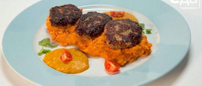 Утиные котлеты с красным пюре от телеканала «Еда»