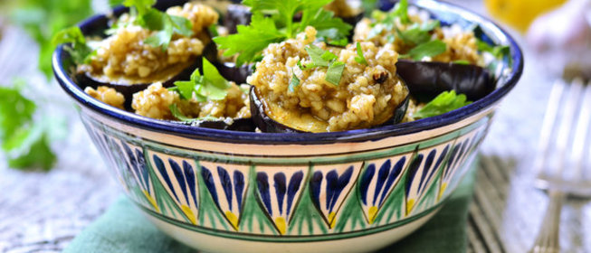 Баклажаны с орехами