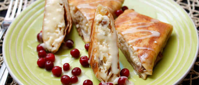 Блинчики с творогом