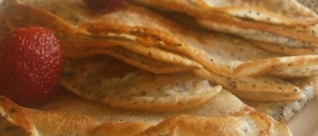 Медовые блинчики с маком