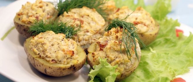 Запеченный картофель с сыром