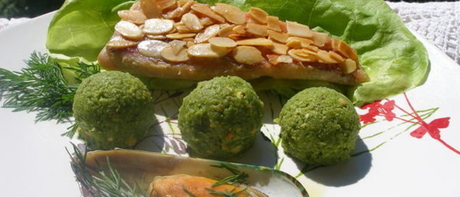 Зеленые оладушки