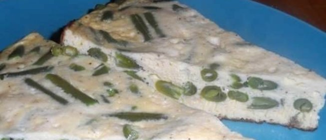 Омлет со стручковой фасолью