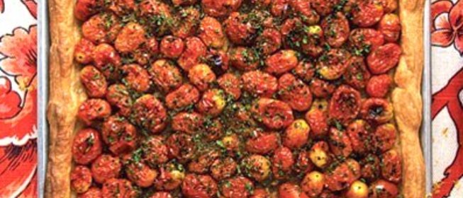 Томатный тарт с ароматными травами