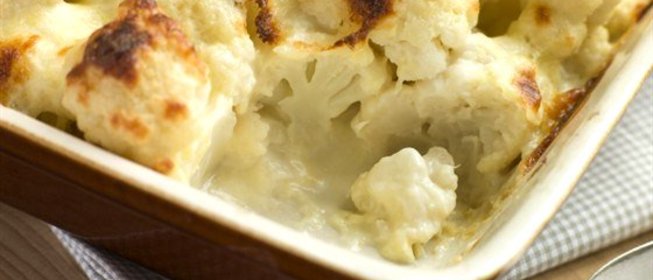 Цветная капуста с соусом бешамель