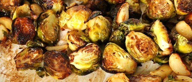 Карамелизованная брюссельская капуста