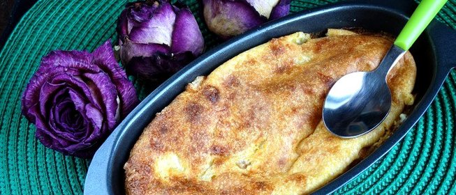 Морковно - грушевая запеканка с творогом