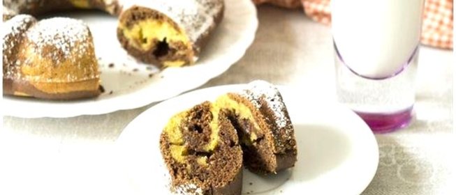 Тыквенно-шоколадный кекс