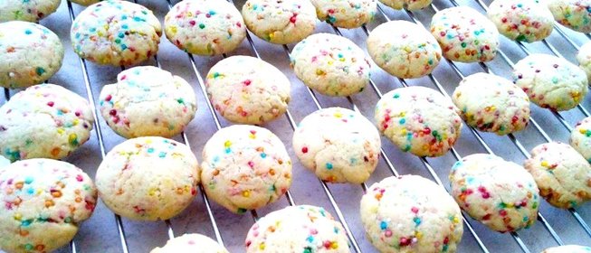 Радужное печенье