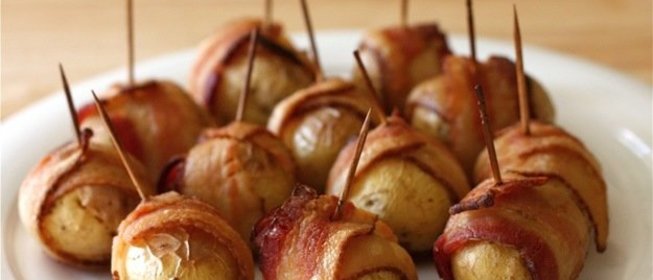 Картофель в беконе