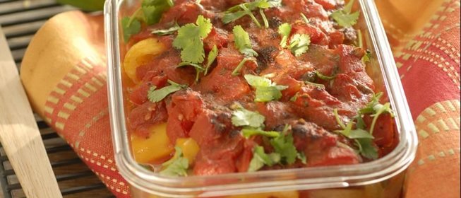 Овощная запеканка в томатном соусе