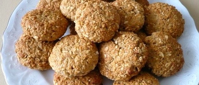 Овсяное печенье с творогом и бананом