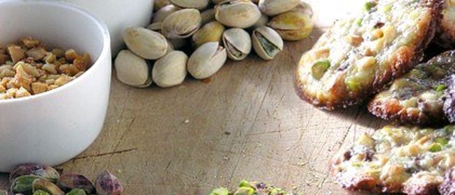 Фисташковое печенье с пармезаном