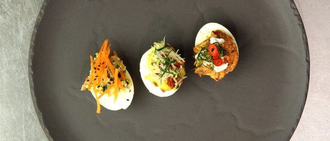 Дьявольские яйца со вкусом карбонары