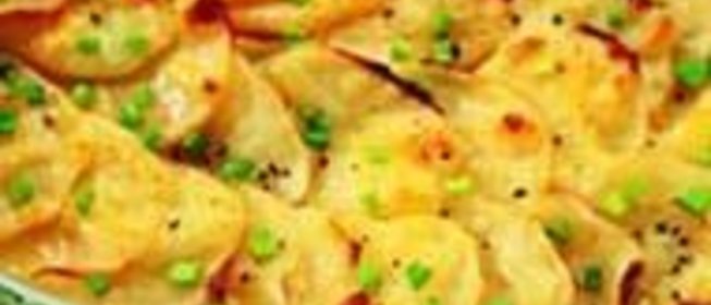 Картофель дофин, запеченный под сыром