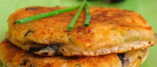 Оладьи с маслинами