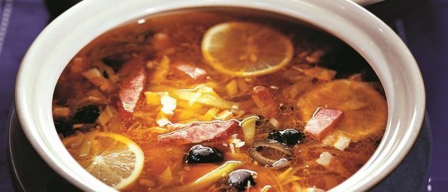 Солянка сборная мясная