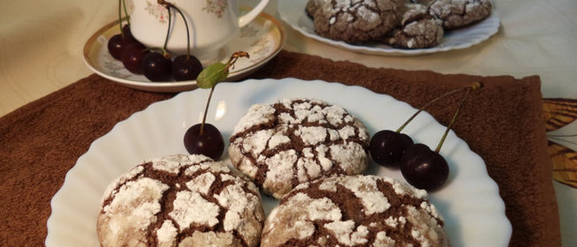 Печенье «Шоколадные трещинки»