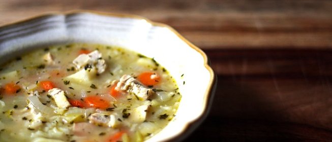 Куриный суп простой