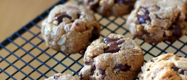 Арахисовое печенье с шоколадом