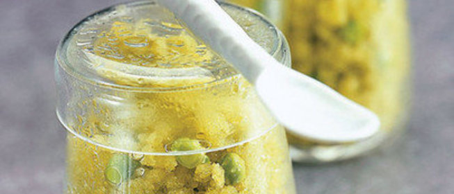 Гранитэ из зеленого горошка