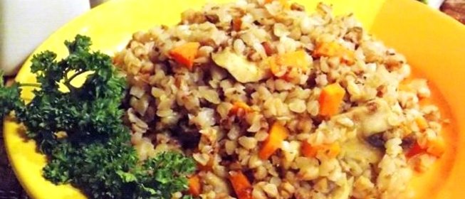 Гречневая каша с грибами
