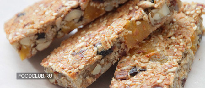 Домашние батончики мюсли