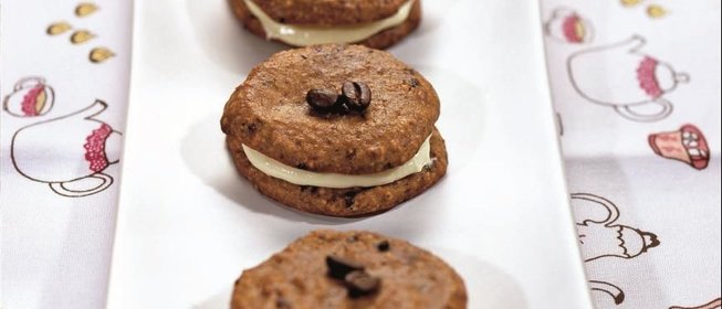 Кофейное печенье с фундуком