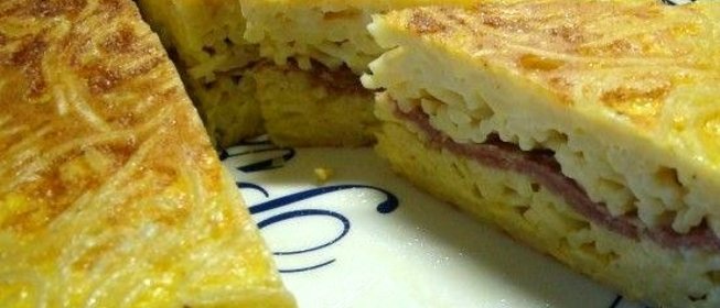 Омлет с макаронами