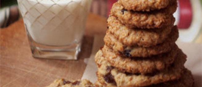 Овсяное печенье с корицей и имбирем