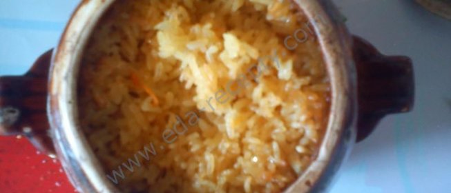 Плов в горшочке в духовке с курицей