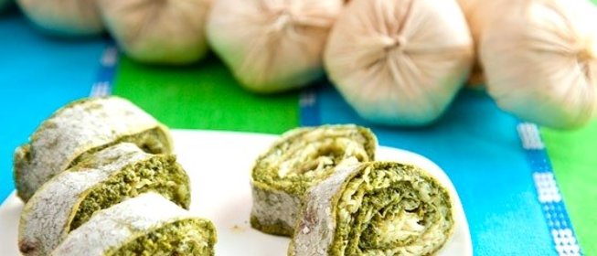 Блинчики из лаваша с начинкой