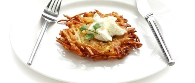 Картофельные драники с репой