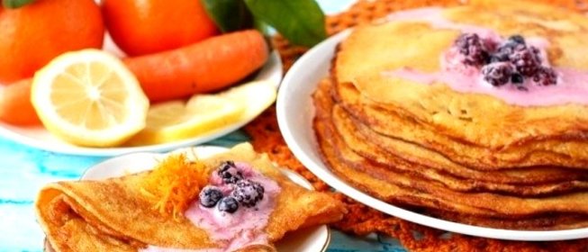 Морковные блины