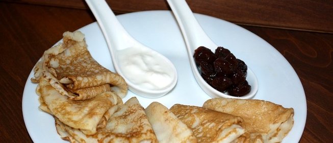 Блинчики ажурные на кефире (заварные)