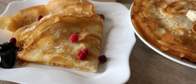 Вкусные блины на молоке