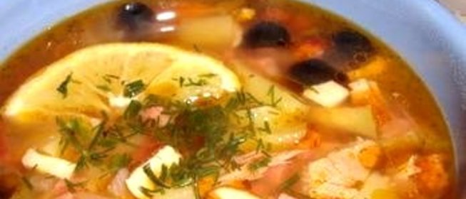 Солянка сборная мясная