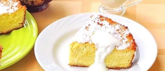 Творожная запеканка с молоком