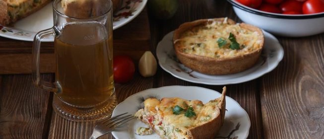 Запеканка-пирог с кабачками