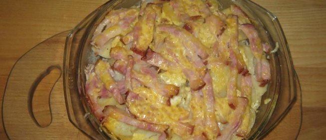 Картофельная запеканка с сыром