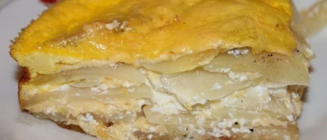 Картофель с молоком в духовке