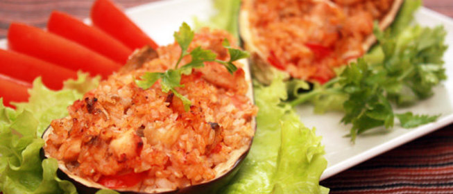 Фаршированные баклажаны