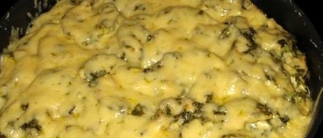 Картофель с фаршем и кабачками